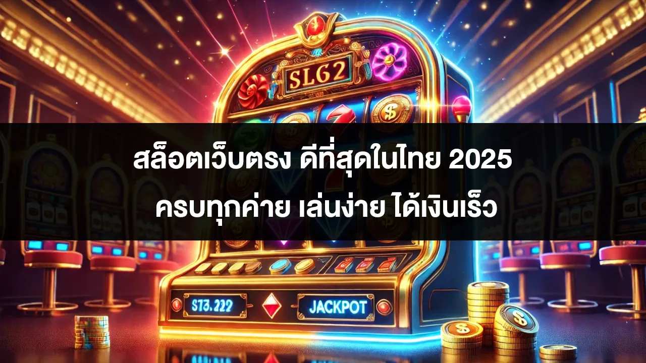 สล็อตเว็บตรง ดีที่สุดในไทย 2025 ครบทุกค่าย เล่นง่าย ได้เงินเร็ว